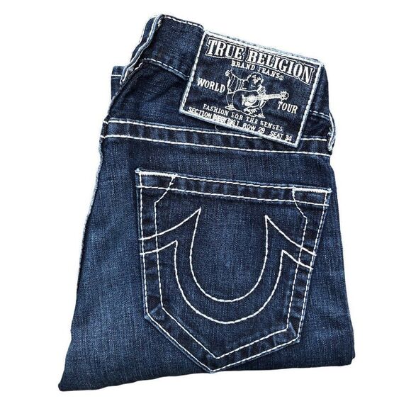 TRUE Religion Jeans Size 29 BOBBY BIG T Blue - Picture 1 of 8